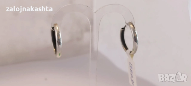 Сребърни обеци-2,53гр/925, снимка 2 - Обеци - 54123380