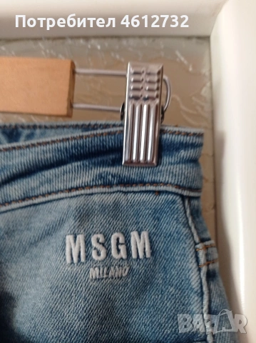 Дамски дънкови панталони MSGM, снимка 2 - Къси панталони и бермуди - 54766697