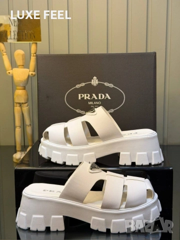 Prada ⚜️Дамски Чехли, снимка 6 - Чехли - 54368476