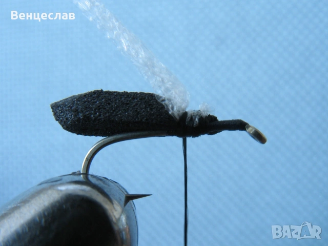 Изкуствени мухи - мушица Bibio, снимка 7 - Стръв и захранки - 54304586