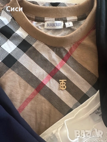 Тениски Burberry Lacoste Louis Vuitton Valentino, снимка 2 - Тениски - 55167895