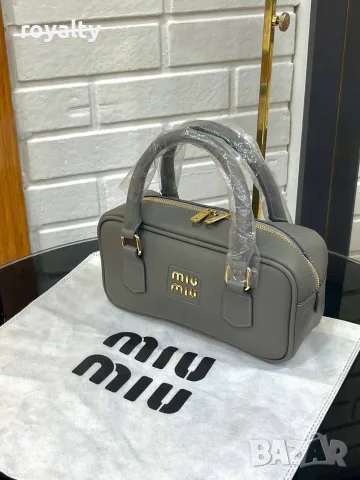 Miu Miu Нова Дамска Кожена Чанта Миу Миу Различни Цветове , снимка 5 - Чанти - 55329906