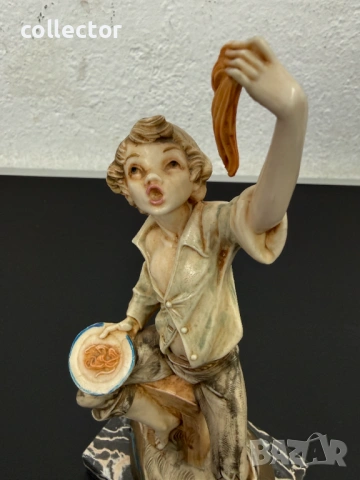 Италианска статуетка - Amilcare Simonetti №8128, снимка 3 - Антикварни и старинни предмети - 54292538