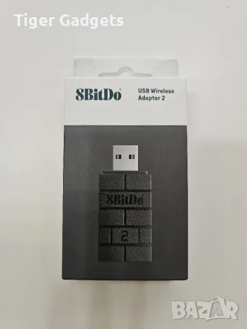 8BitDo Wireless USB Adapter 2 Bluetooth адаптер за Switch, PC, Mac, Steam Deck и Raspberry Pi, снимка 6 - Аксесоари - 55543954