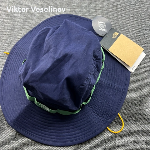 The North Face Class V Brimmer L-XL UPF 40+ Шапка Сафари Синя, снимка 3 - Шапки - 54294845