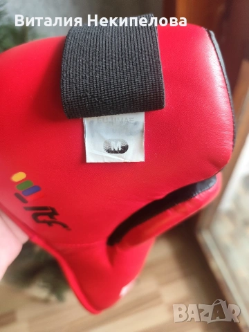 Професионални протектори за крака (фути) Fuji Mae ITF, размер М, снимка 4 - Спортни дрехи, екипи - 54191481