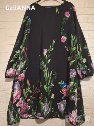 НОВА СТРАХОТНА ТУНИКА/РОКЛЯ 4XL, снимка 2 - Туники - 54393435