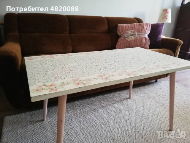 Холна маса ръчно декорирана, снимка 3 - Маси - 54494788