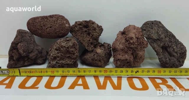 "ПРОМОЦИЯ" Lava rocks естествени Лава камъни червени, снимка 6 - Аквариуми - 23568193