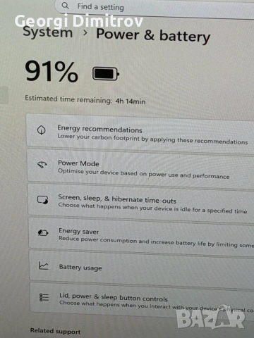 Dell XPS 7390 2 in 1 отличен i5-1035G1/8RAM/256NVMe/Full HD+ Touchscreen, снимка 7 - Лаптопи за работа - 54982595