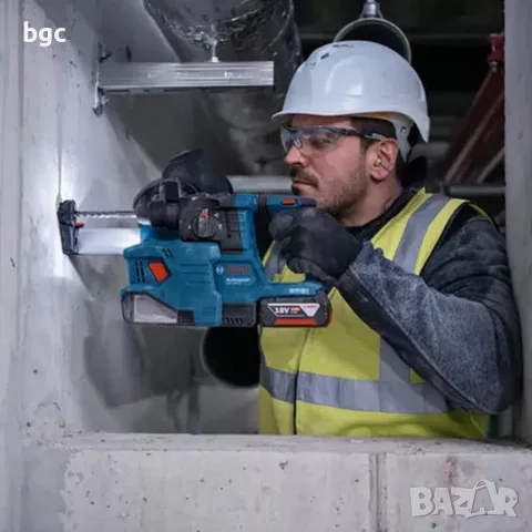 НОВ Перфоратор + Bosch GBH 18V-22 Professional; 18 V; 1.9 J; SDS-plus - 24 МЕСЕЦА ГАРАНЦИЯ, снимка 4 - Перфоратори - 55631285