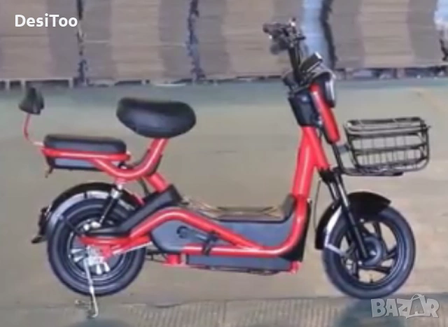 Електрически велосипед motor9 48V12AH – Максимална скорост 45 км/ч, 500W мотор, вакуумни гуми, снимка 4 - Велосипеди - 54923472