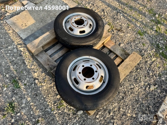 2бр.Джанти+Гуми 16цола 6x170 за ДВОЙНА ГУМА Iveco Daily(2000-2025), снимка 2 - Гуми и джанти - 54343176