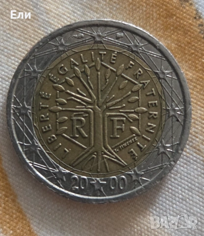 2 евро Франция 2000