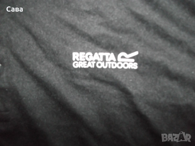 Тениски REGATTA  мъжки,Л и ХЛ   /черна,зелен меланж/, снимка 3 - Тениски - 54809086
