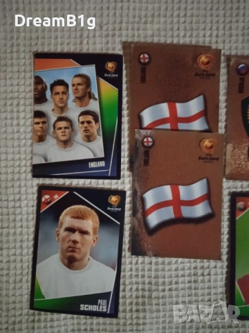 Стикери Euro 2004 Panini като ново, комплект от 10