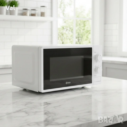 Микровълнова фурна VOX M-30, 700W, 20л с механичен таймер, снимка 3 - Микровълнови - 54746185