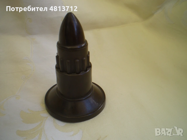 ретро диспенсер за клечки за зъби, изработен от кафяв бакелит, снимка 3 - Антикварни и старинни предмети - 54974861