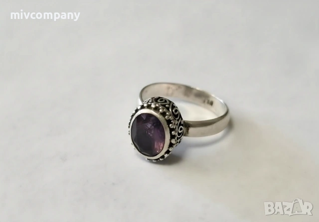 Сребърен пръстен 4.40гр., снимка 3 - Пръстени - 54111601