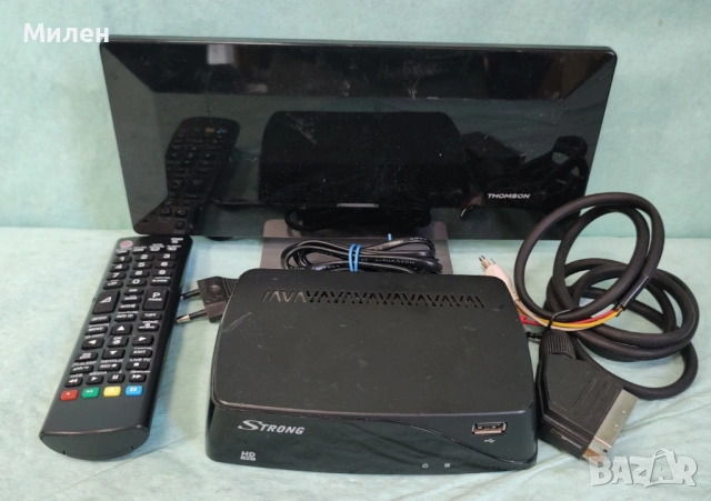 Приемник декодер и антена за ефирна цифрова телевизия STRONG SRT 8108 DVB-Tuner тунер