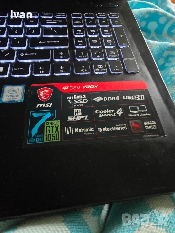 Лаптоп MSI, снимка 3 - Лаптопи за игри - 54779362
