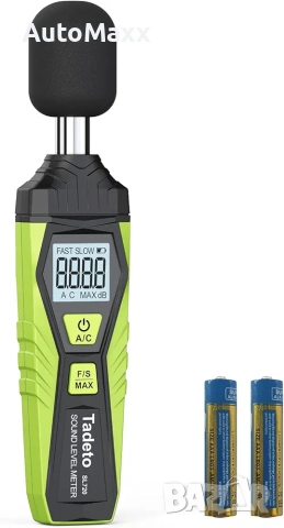 Tadeto Шумомер, преносим цифров децибеломер от 30dB до 130dB с LCD дисплей 
