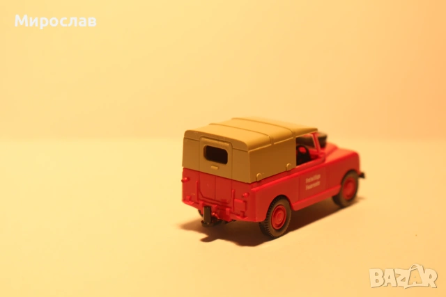 WIKING H0 1/87 LAND ROVER ПОЖАРНА КОЛИЧКА КАМИОН МОДЕЛ, снимка 5 - Колекции - 55077630