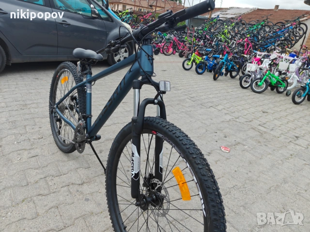 BG Алуминиев велосипед 27.5" ESCAPE син, снимка 4 - Велосипеди - 54645488