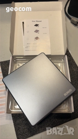 Външно CD/DVD Устройство 5-в-1 BUNUD (USB 3.0/Type-C) Четец на карти и USB Хъб, снимка 2 - Други - 54286766