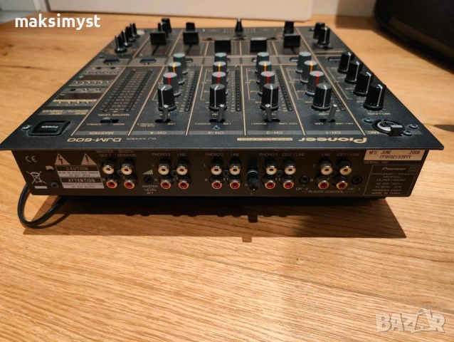 Pioneer djm 600, снимка 3 - Ресийвъри, усилватели, смесителни пултове - 54691354