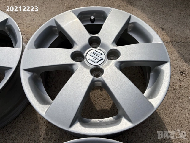4 броя алуминиеви джанти за Suzuki Swift 15, снимка 7 - Гуми и джанти - 54413705