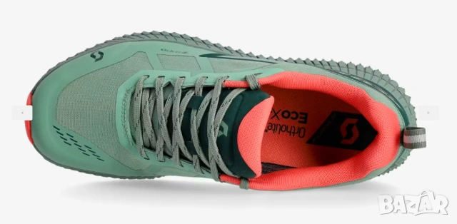 обувки/ маратонки за планинско бягане SCOTT Supertrac 3 GTX - frost green/coral , снимка 6 - Маратонки - 54357051