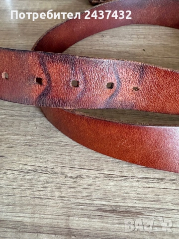 Кожен кафяв колан, снимка 4 - Колани - 55016431