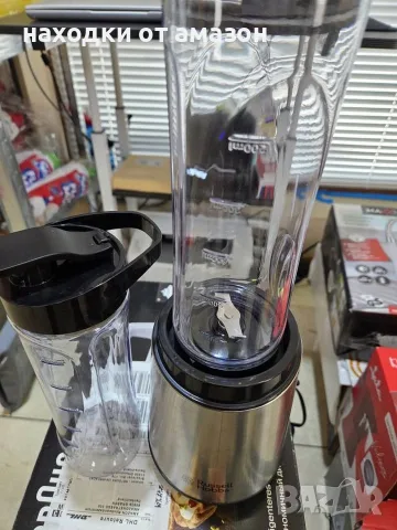 персонален (смути) блендер Russell Hobbs Mix & Go Steel, снимка 3 - Блендери - 55329275