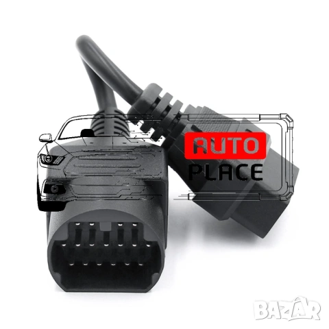 Кабел / Преходник / Адаптер за Mazda 17 Пина 17 Pin Мазда Delphi