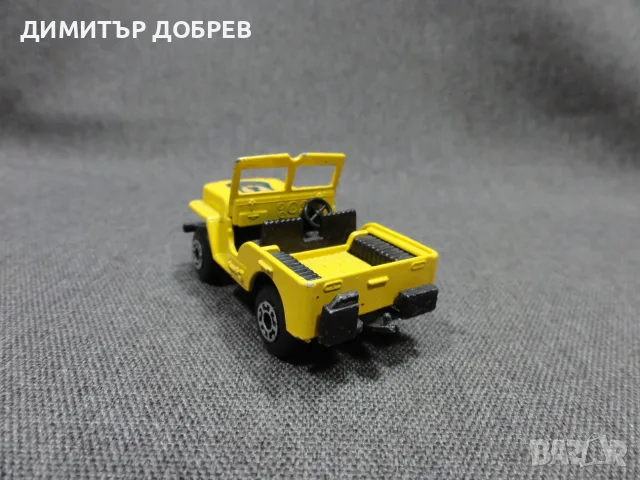 СТАРА РЕТРО МЕТАЛНА КОЛИЧКА MATCHBOX ENGLAND JEEP, снимка 3 - Колекции - 55428364