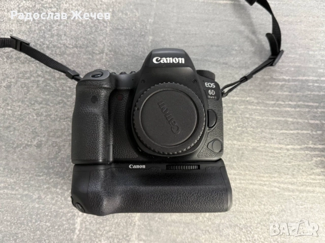 Продавам пълен комплект Canon EOS 6D Mark II в отлично състояние