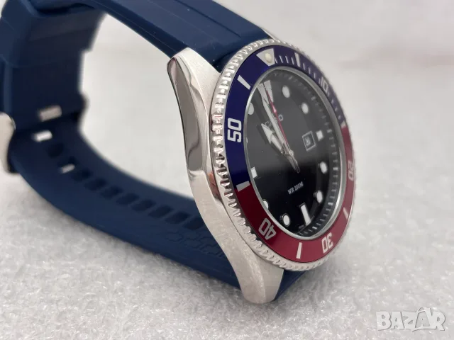 Перфектен! Мъжки Часовник Casio MDV-107 /pepsi/, снимка 3 - Мъжки - 55475641