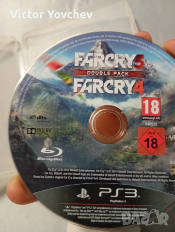 Игра Far cry  3 и 4 double pack ps3, снимка 3 - Игри за PlayStation - 54059236