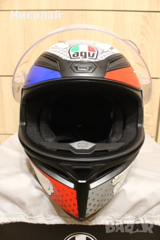 Каска AGV K1 Bang Multicolor, снимка 4 - Аксесоари и консумативи - 54059709