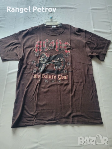 Тениска AC/DC с къс ръкав BLACK ICE, снимка 5 - Други - 55132700