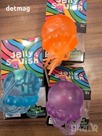 Jelly squish  Скуиши медуза магазин DARENLAND, снимка 5 - Образователни игри - 54681121