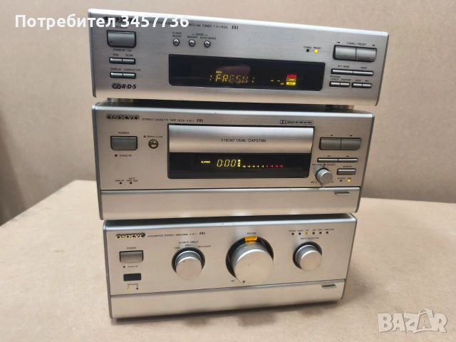 Усилвател Дек и Тунер Onkyo A-911 Onkyo K-611 Onkyo T-411, снимка 2 - Ресийвъри, усилватели, смесителни пултове - 55057977