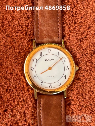 Това е елегантен винтидж часовник Bulova Swiss, модел с продуктов код 13153. 