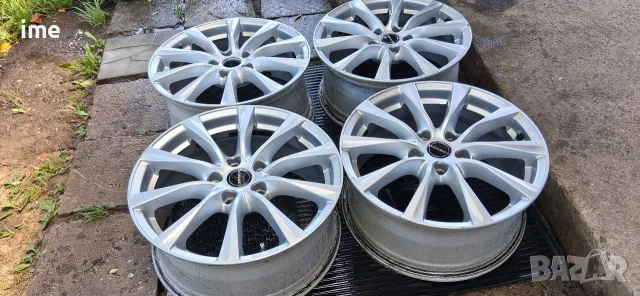 4бр ляти джанти 7.5J17 ЕТ48. Borbet. 5x112. Стават на Audi, Golf, Touran, Passat и др. Среден...., снимка 10 - Гуми и джанти - 55318440