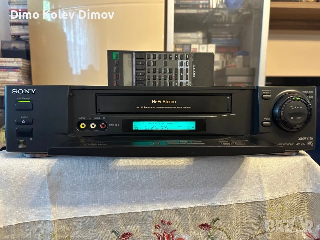 SONY SLV E80, Видео HiFi Stereo с дистанционно