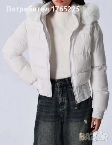 Ново дамско яке в качулка