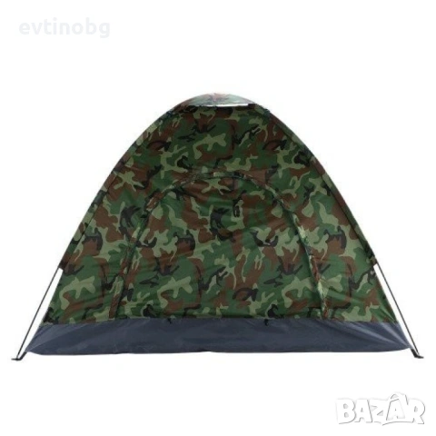 Камуфлажна, четириместна, водонепромокаема палатка 208 X 208см, снимка 6 - Палатки - 54099833