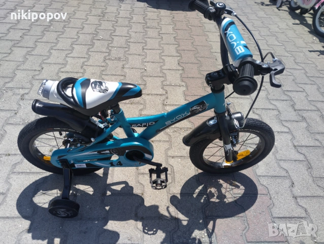X Детски велосипед 14" RAPID син, снимка 2 - Велосипеди - 54395041