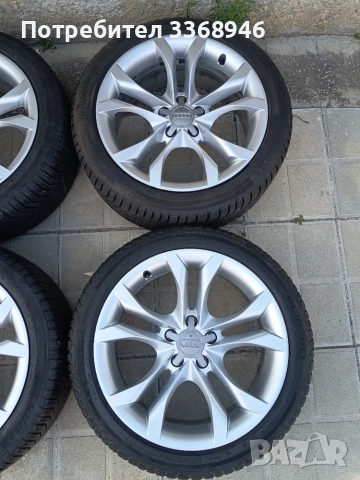 Джанти Ауди 18" А5 S5 5х112 Audi 5x112 с гуми 245/40/18, снимка 4 - Гуми и джанти - 55254200